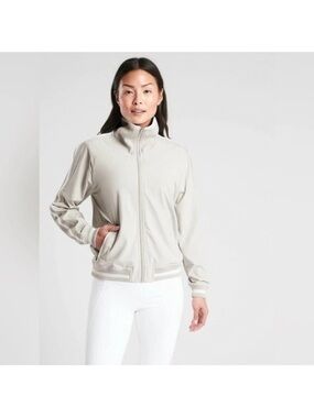 Athleta Sprint Featherweight Track Jacket Size Xsmall
